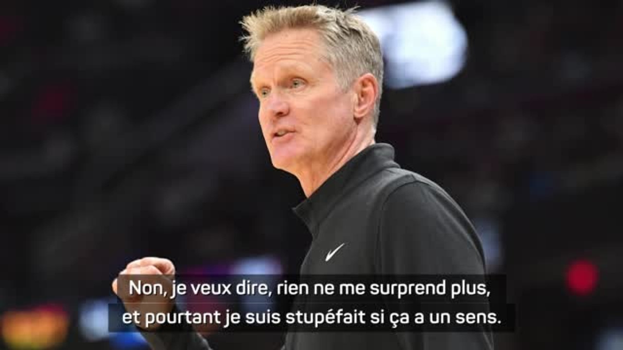 Warriors - Kerr: "Curry est l'un des plus grands joueurs de l'histoire et le meilleur tireur à trois points de tous les temps"