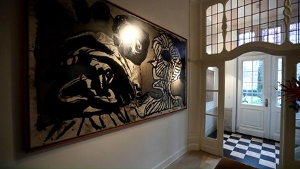 Visite de presse de l'exposition gratuite 'Alechinsky Grands formats'