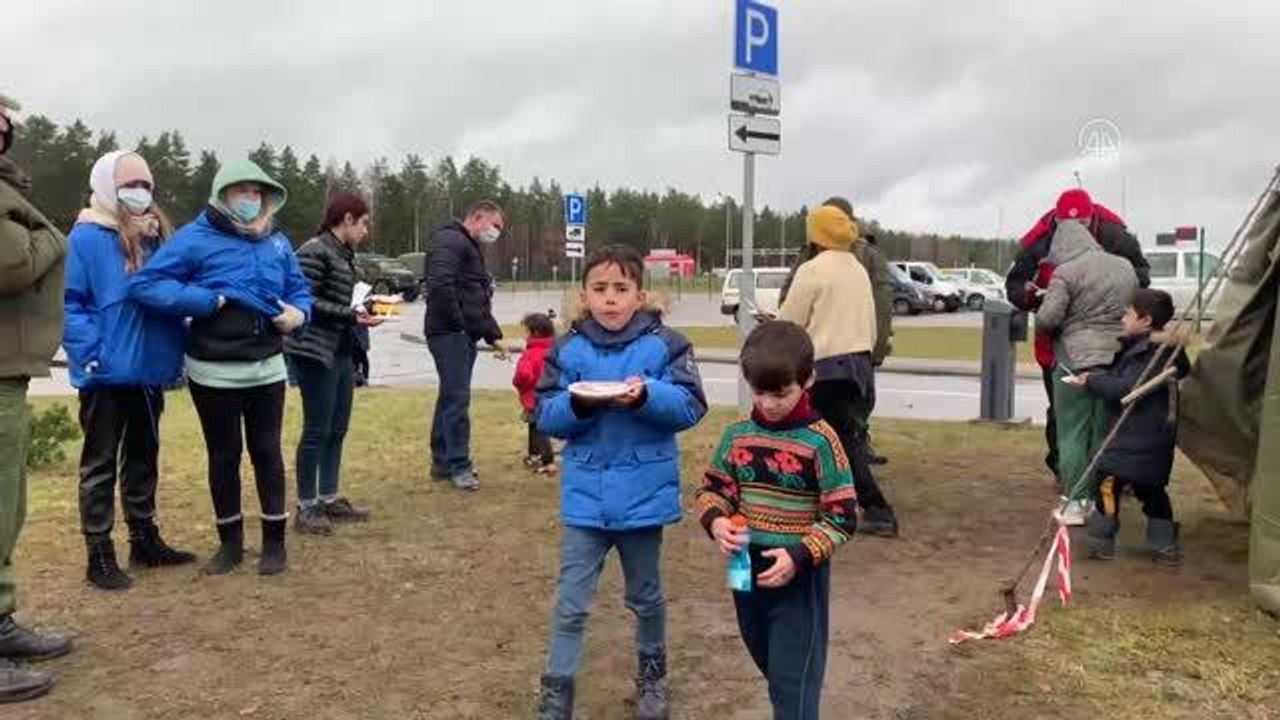 Göçmen krizinin yaşandığı Belarus-Polonya sınırı