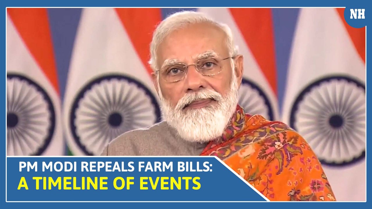 PM Modi repeals farm bills: A timeline of events