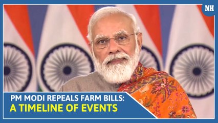 PM Modi repeals farm bills: A timeline of events