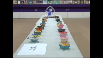 Exhibición de arte se presente el día de hoy en la preparatoria Righetti en Santa María.