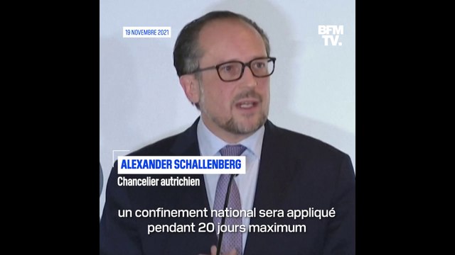 Augmenter le taux de vaccination est le seul moyen de sortir des vagues du virus , selon le chancelier autrichien