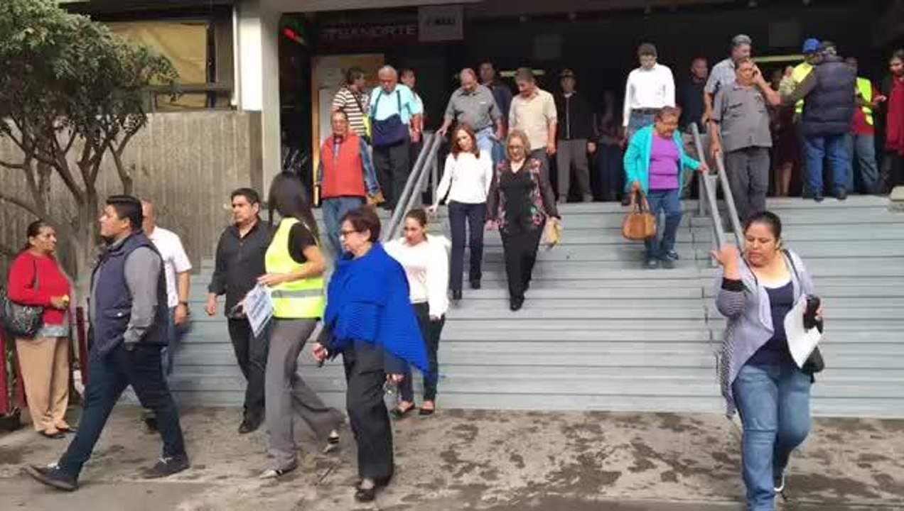 Simulacro de sismo en Tijuana