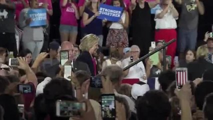 Hillary Clinton en campaña