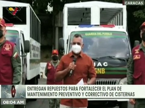 Gobierno Nacional entrega repuestos y equipos para fortalecer el Plan de Mantenimiento de Cisternas