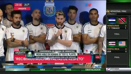 VIDEO: Selección argentina se negó a hablar con los medios