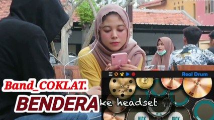 Bendera ll Coklat Band ll Real drum Cover.