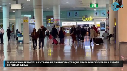 El Gobierno permite la entrada de 29 inmigrantes que trataron de entrar a España de forma ilegal