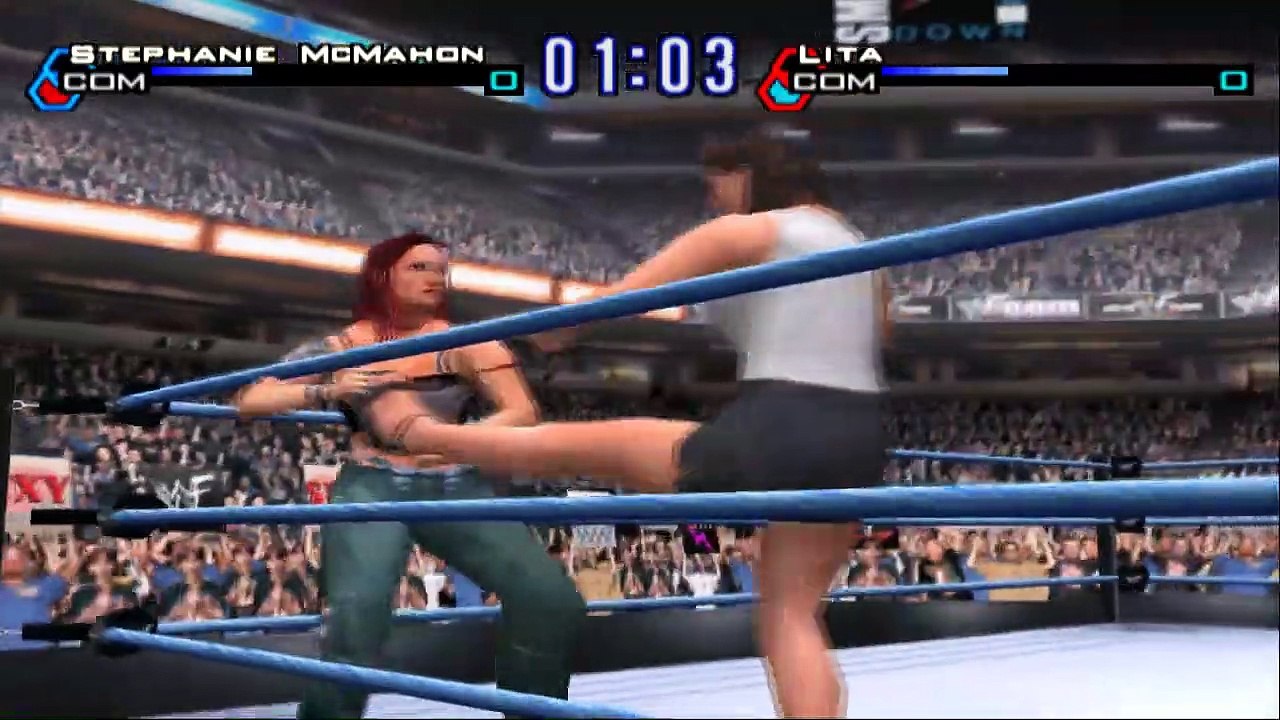WWF SmackDown! Just Bring It Stephanie McMahon vs Lita