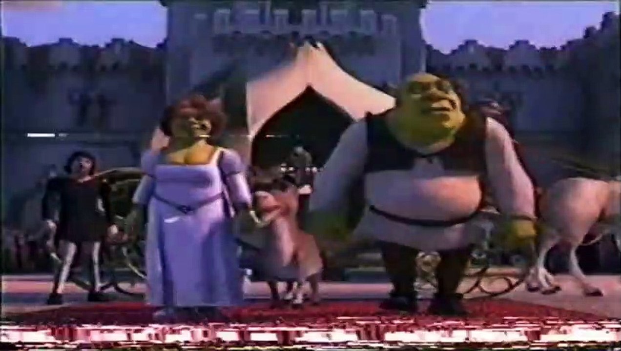 Abertura do VHS Dreamworks Shrek 2001
