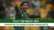 Pakistan vs Bangladesh 1st T20 Highlights 2021 | Pak vs Ban 1st T20 2021