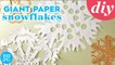 How to Make DIY Giant Paper Snowflakes for the Holidays | Made By Me | Better Homes & Gardens
