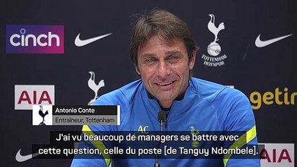 12e j. - Conte : Ndombele "doit comprendre qu'il doit jouer pour l'équipe"