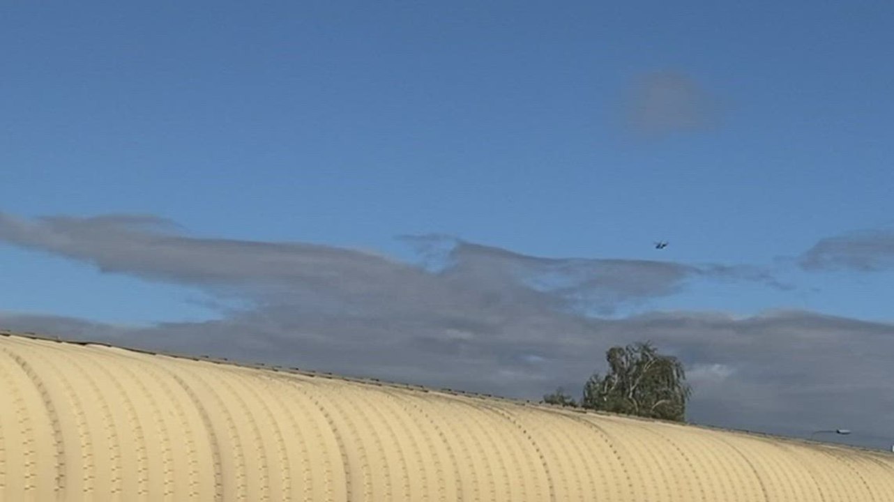 Helicopter over Rochester