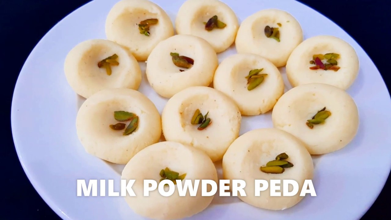 Milk peda | milk powder peda recipe | peda recipe | How to make peda | Chef Amar
