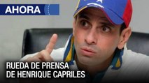 Rueda de prensa Henrique Capriles - #19Nov - Ahora