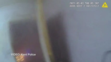 Dramatic body cam footage shows officer pull arsonist from burning building in Folkestone