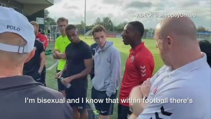 Sheppey United footballer "overwhelmed" with support after coming out as bisexual