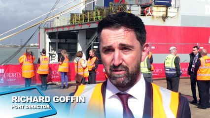 Hopes new ferry service taking unaccompanied cargo from Sheerness to Calais could completely revitalise the town