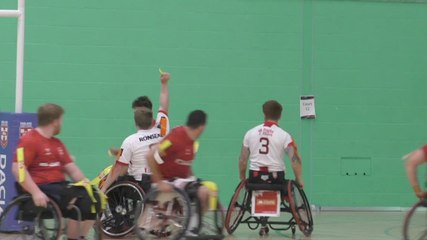 England's wheelchair Rugby League team have been at Medway Park this week training for the World Cup in November