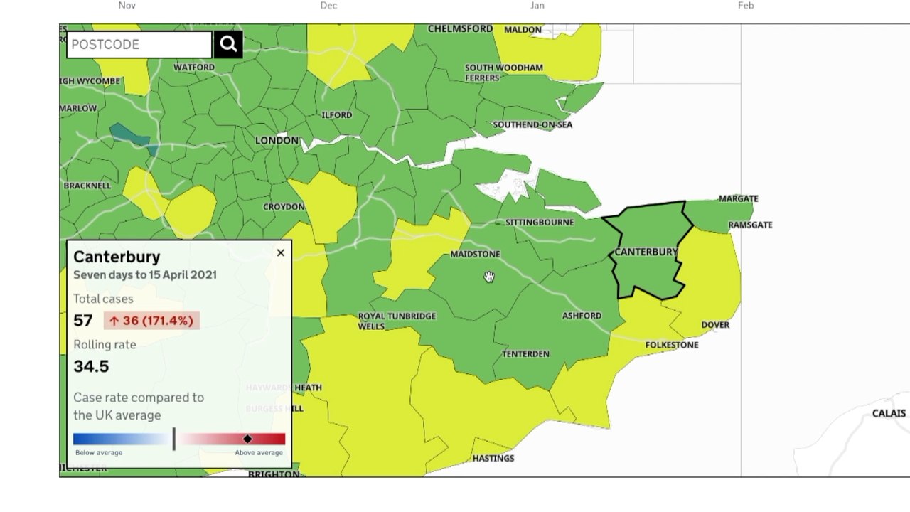 Health expert discusses coronavirus infection rates creeping up in parts of Kent