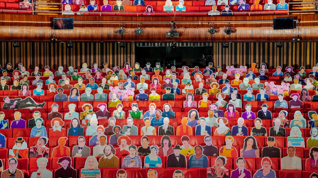 Kent's biggest theatre is gearing up for their grand reopening after lockdown and all of the seats in the auditorium are all taken by some unusual guests