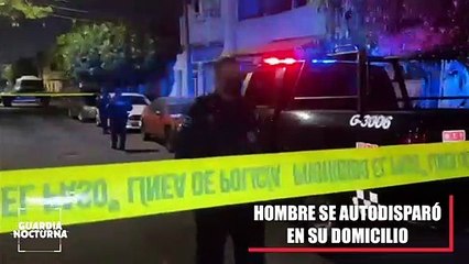 Un sujeto se autodisparo y huyó para evitar ser investigado en la colonia Morelos de Guadalajara