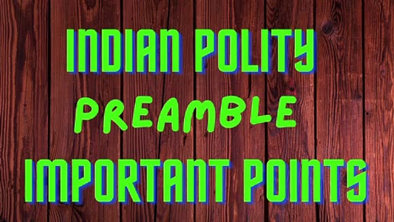 Preamble Indian Constitution