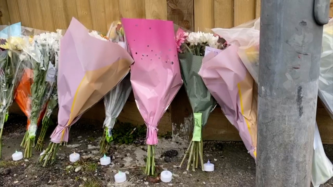 Flowers have been left at the scene of a crash involving a teenage moped rider in Ashford