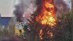 Commuter chaos as freight train engulfed in flames near Sevenoaks