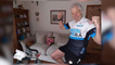 Sittingbourne man cycles hundreds of miles from his living room