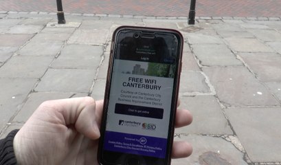 Free WiFi rolled out to tackle Canterbury city centre's internet problems