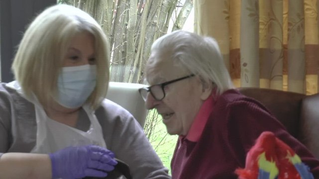 Kent Families reunited as care home visits are given the green light