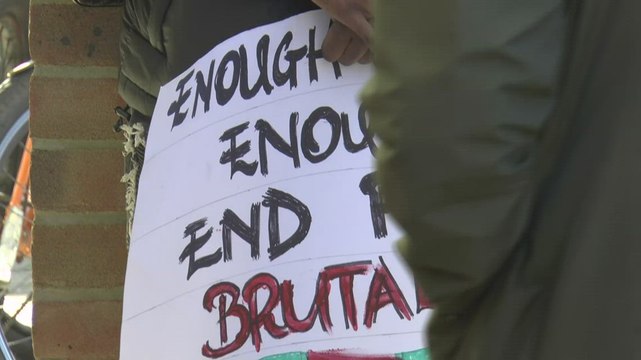 Kent students march in solidarity with Nigeria after protests turn violent