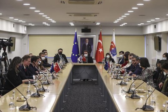 Son dakika haberi | Bakan Yardımcısı Kaymakcı ve AB Komisyonu Başkan Yardımcısı Schinas bir araya geldi