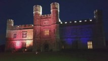 Several of Kent's iconic landmarks light up pink and blue to mark Baby Loss Awareness Week