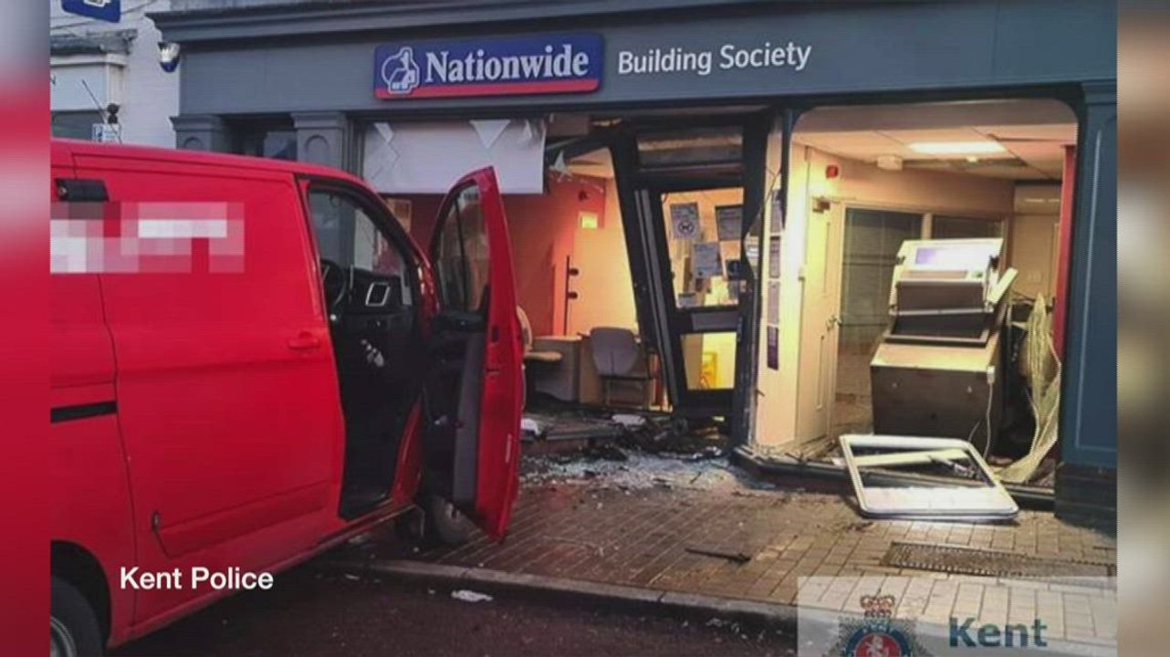 Man arrested after devastation at Westerham bank