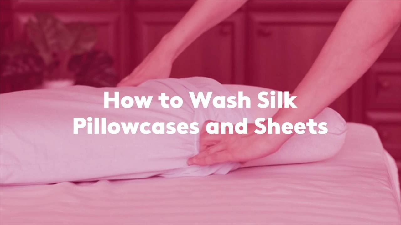 How to Wash Silk Pillowcases and Sheets