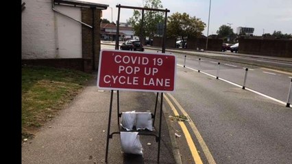 Pop up lanes slammed as unsafe just weeks after being installed