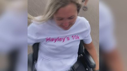 Deal woman completes 10k challenge in her wheelchair