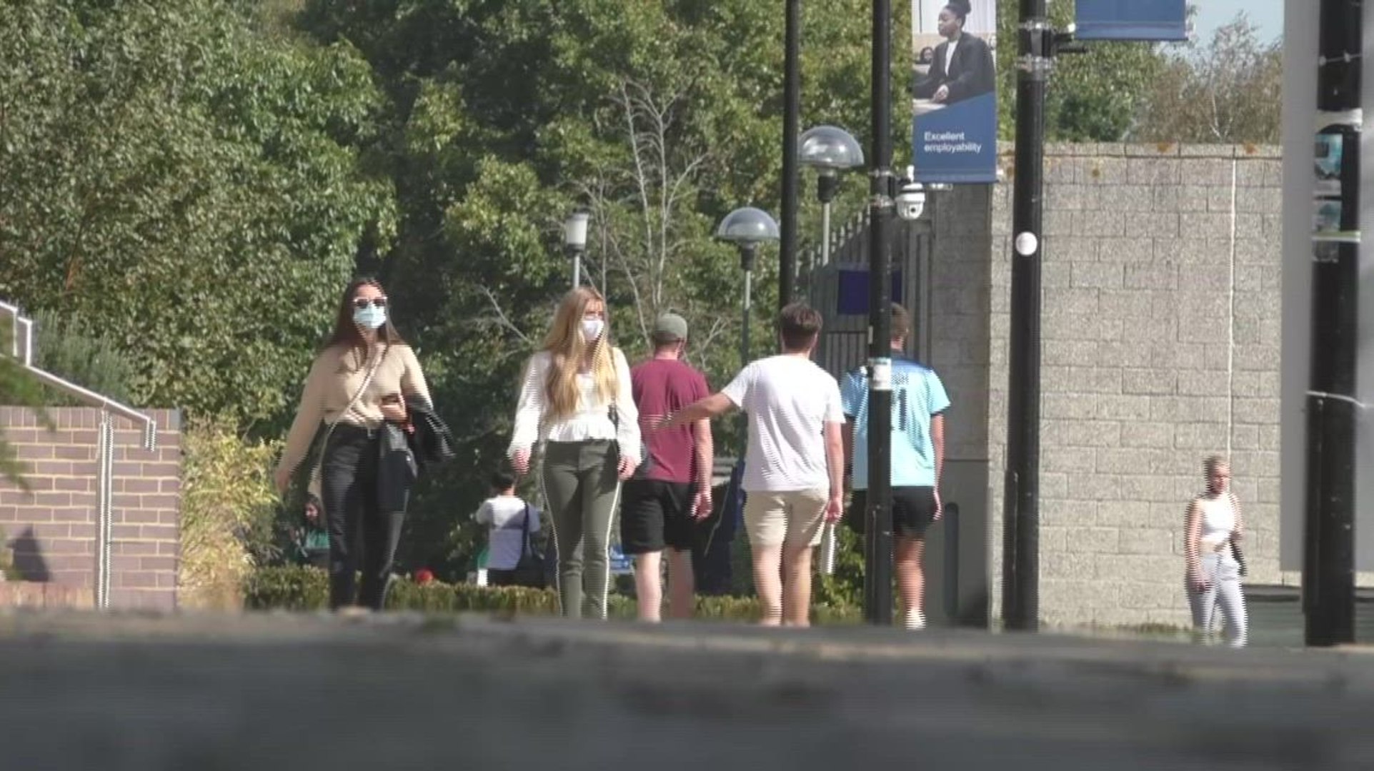 ⁣Two students test positive for coronavirus at the University of Kent in Canterbury