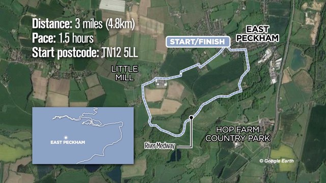 Tucker's Lockdown Treks: East Peckham River Walk