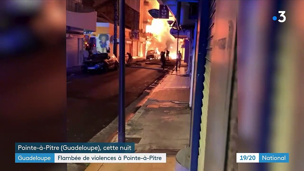 Grève générale en Guadeloupe : flambée de violence à Pointe-à-Pitre