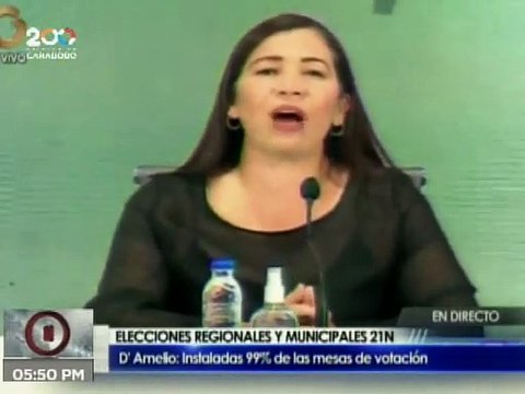 Tania D`Amelio anunció que el 99% de las Mesas de Votación ya se encuentran instaladas