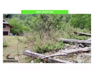 KASHMIR ,LOLAB BIKE RIDE THROUGH THE FOREST.