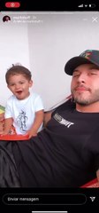 Filho de Marília Mendonça encanta web colo do pai; veja