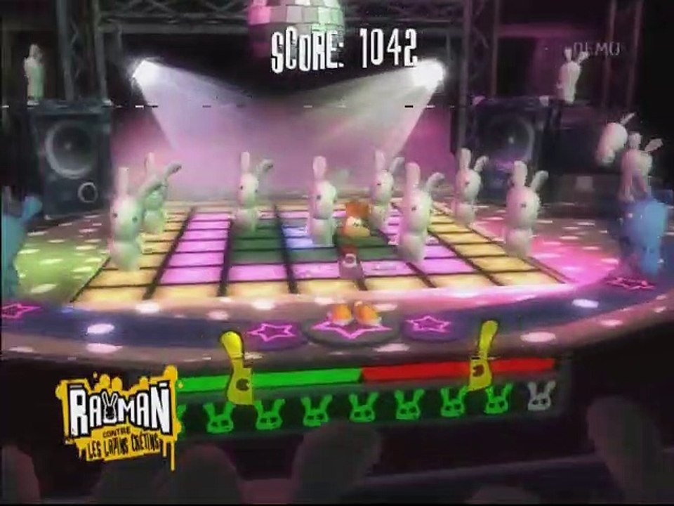 Rayman contre les Lapins Crétins online multiplayer - wii