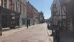 Rochester High Street is almost deserted this morning