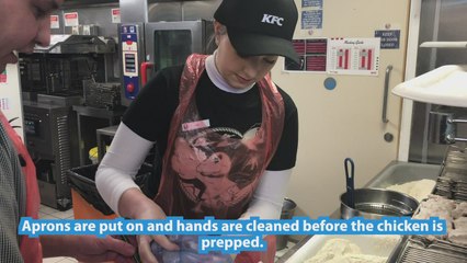 We go behind the scenes at KFC